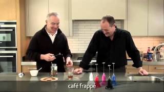 How to make a frappé coffee using an aerolatte milk frother [upl. by Boar]