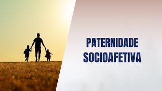 Paternidade socioafetiva [upl. by Llemmart799]