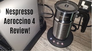 Nespresso Aeroccino 4 Milk Frother Review  Worth upgrading from the Aeroccino 3 [upl. by Nilloc]