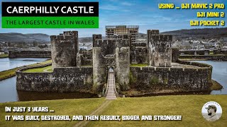 Caerphilly Castle  The Largest in Wales 2nd in Britain [upl. by Ahsiryt]