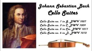 Johann Sebastian Bach  Cello suites in 432 Hz great for reading or studying [upl. by Amein]