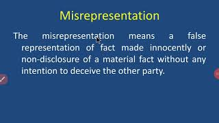 Misrepresentation [upl. by Peta]