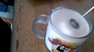 Aerolatte Review Frothing Cold Milk In Under 1 Minute [upl. by Nie]